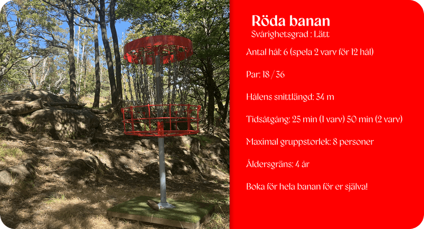 Boka Röda banan för er själva!